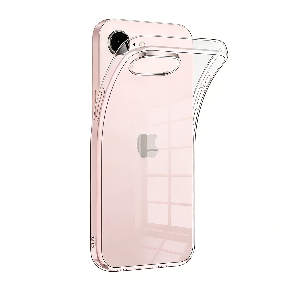 TEMU Phone Case: Luxury Anti-yellowing Clear Case Slim Protective Phone Cover Daily Use For Iphone 17 Pro 17 16 15 14 13 12 11 Series
