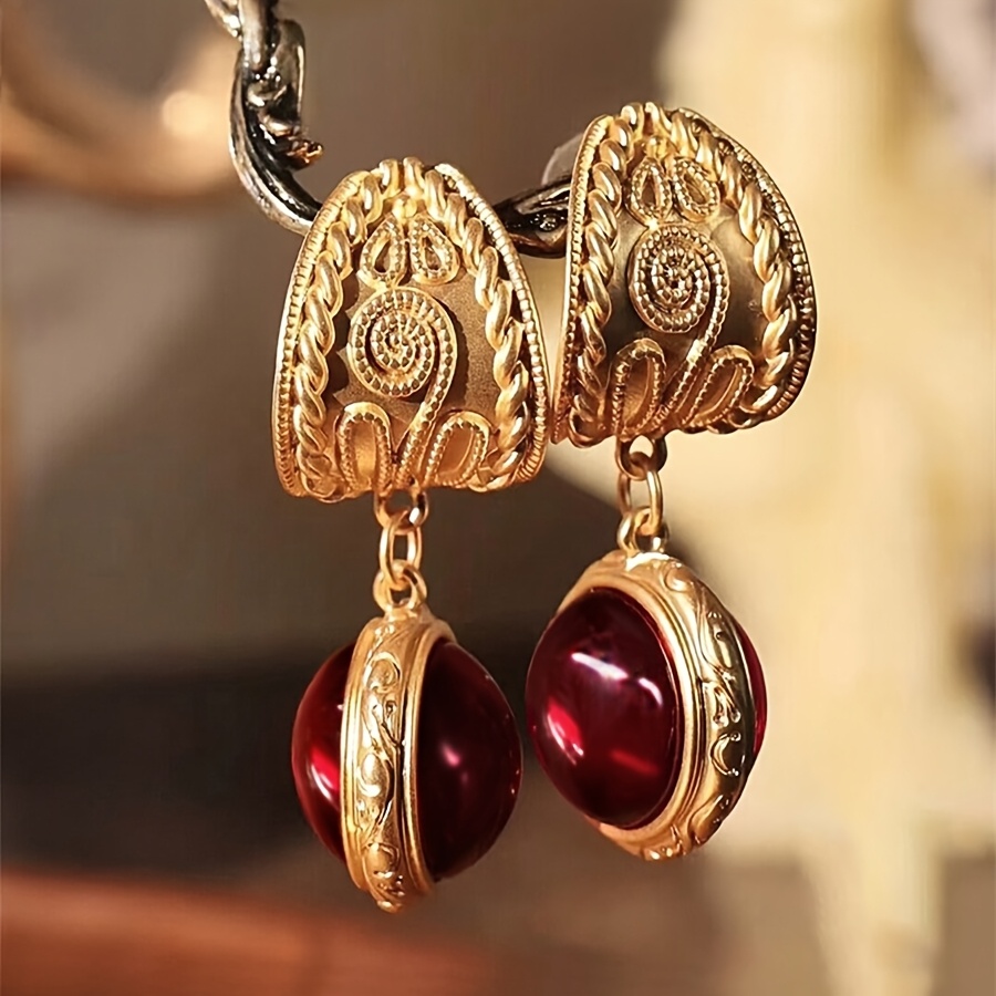 TEMU 1 Paire de Boucles d'Oreilles de Style Western Vintage