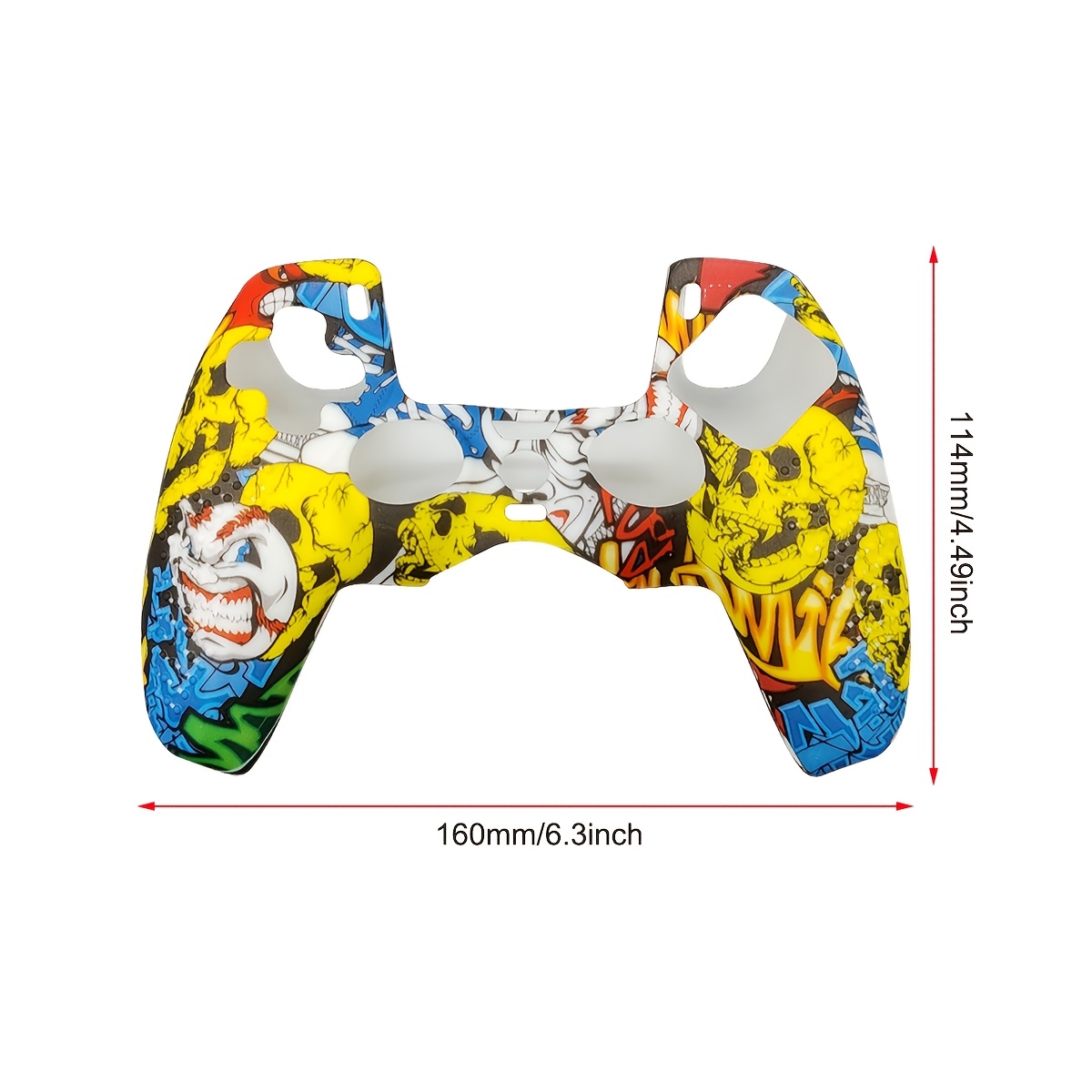 Water Transfer Printing Protective Case for PS5 Controllers