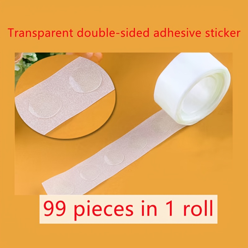 TEMU Punti di colla per palloncini rimovibili trasparenti qualit� - Cuscinetti adesivi biadesivi, design senza , adatti per decorazioni per feste,