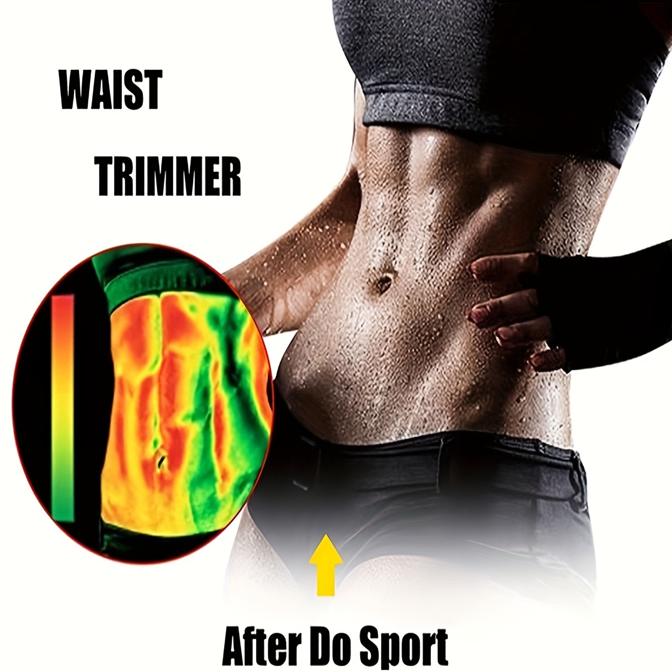 Waist Trainer Workout Trimmer Belt Zipper Waist Trimmers - Temu Canada