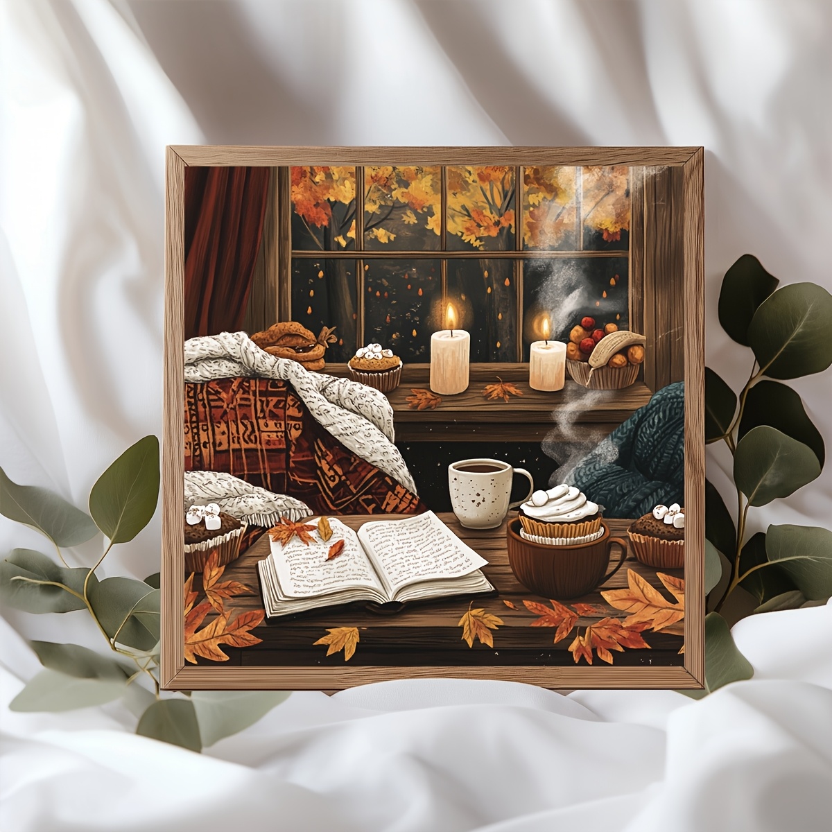 Kreuzstich-Set Für Anfänger & Erwachsene – Vorgedruckter Stoff, 11 CT, 39x35 Cm | Inkl. Garn & Nadeln