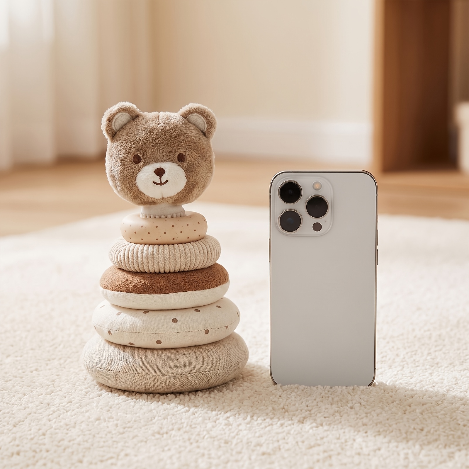 Adorable Bear Building Block Stacking Toy
