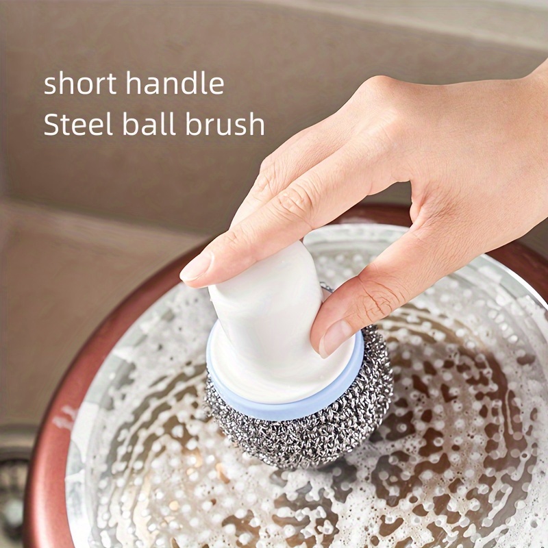 Stainless Steel Sponge Wool Scrubbers, Dish Metal Scrubber