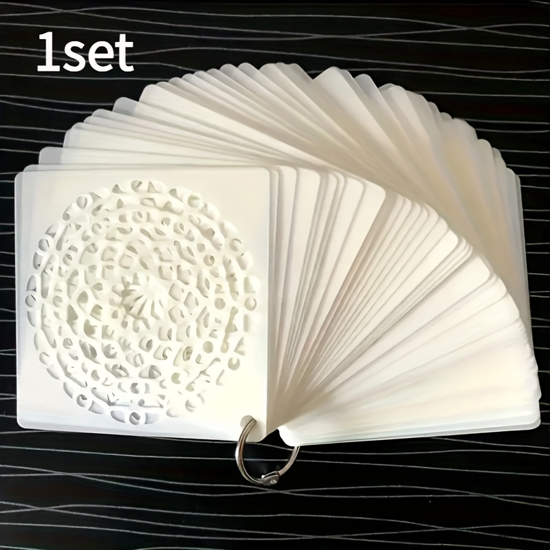 1 set 36 sheets of luxurious mandala   template sets durable reusable and   pet plastic craft painting templates suitable for creative diy art projects home decoration rock paintings etc