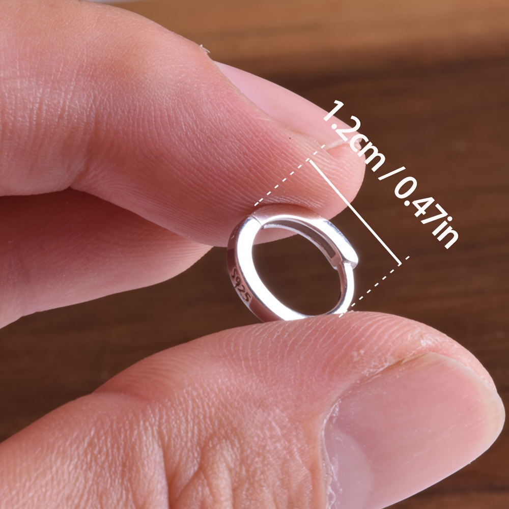 Tiny 14K Gold Plated Hoop Earrings for Men