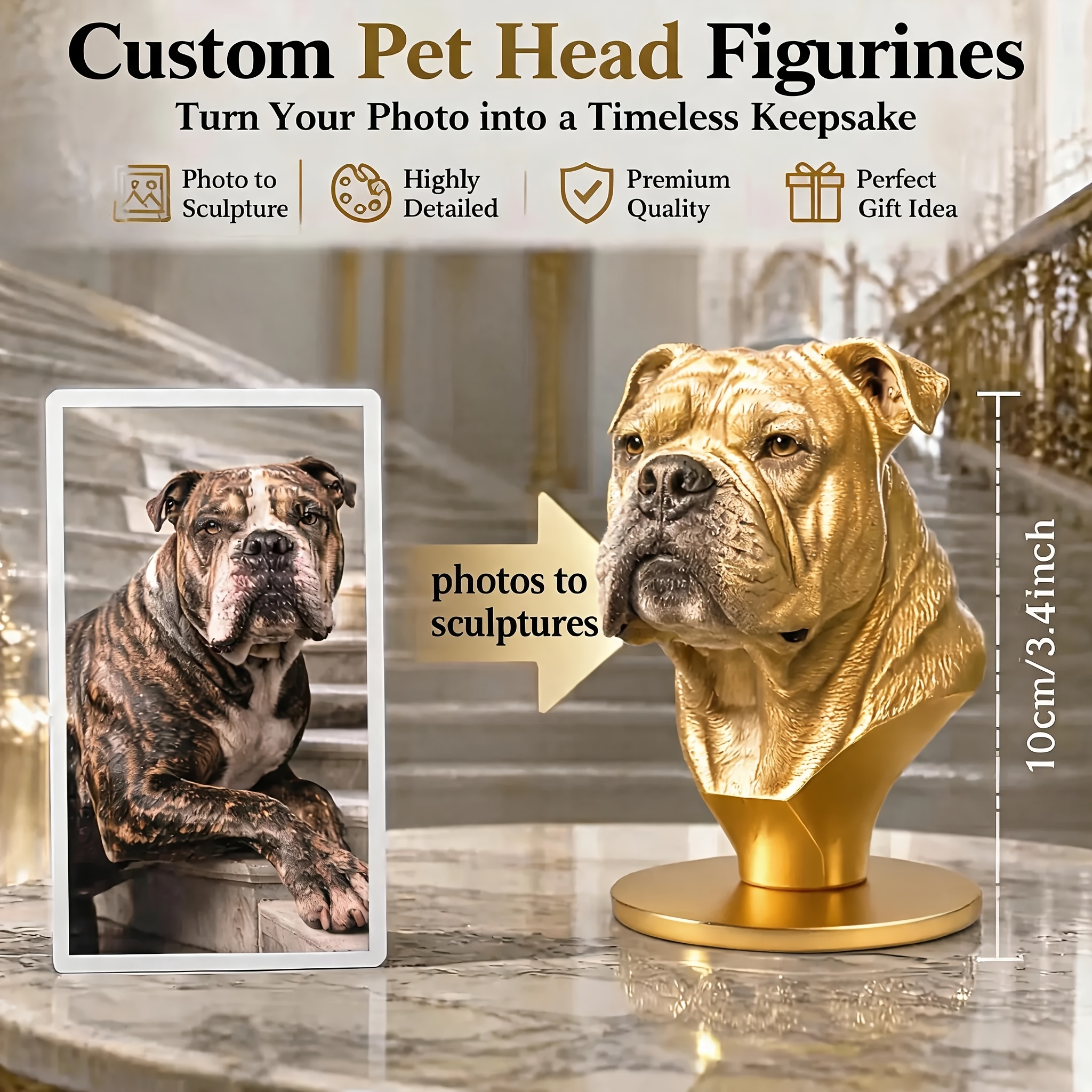 TEMU Custom 3d Printing Products, Artistic 3d Printing, Custom Models, Sculptures, Excellent Choice For Home Decor, Birthday Gifts, Pet Companion,