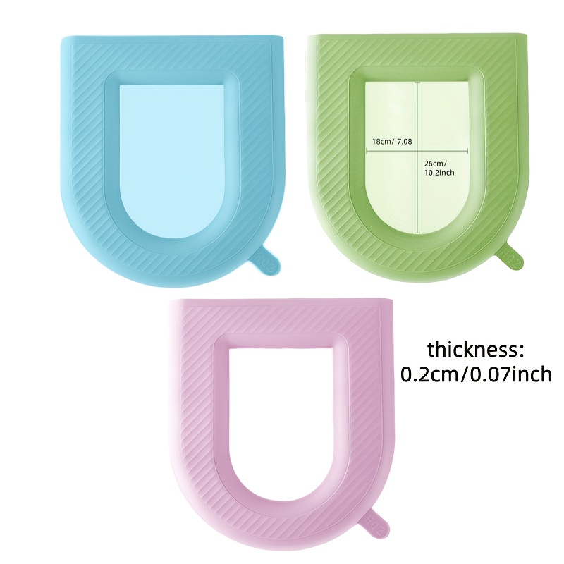 3pcs Mixed Colour- Soft Close Toilet Seat - Quick Release Waterproof Cover, Bidet-resistant Pad For
