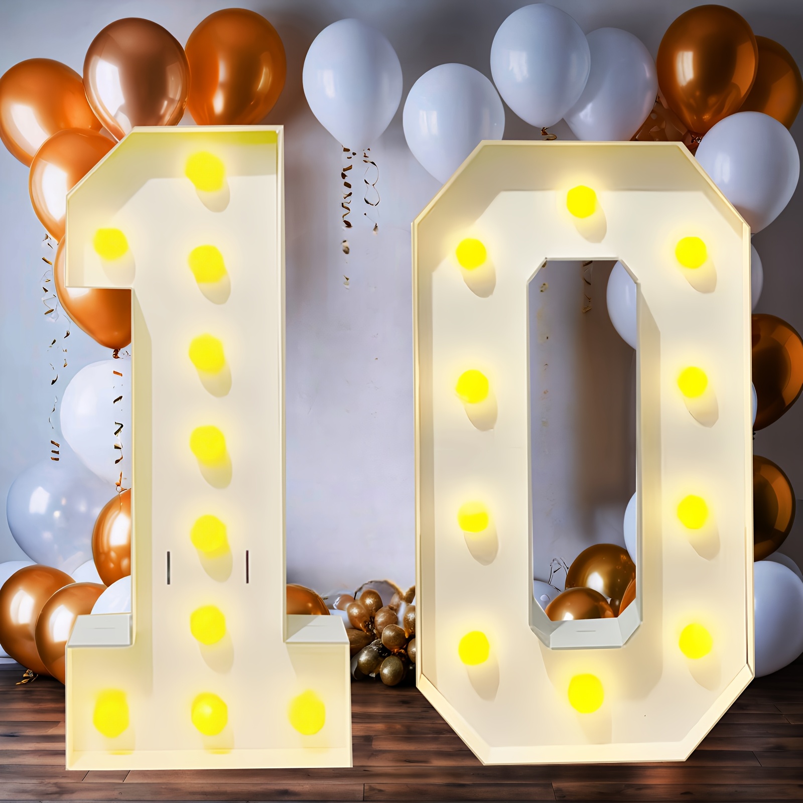 Imprsv Marquee Numbers Large 4th-Birthday Decorations