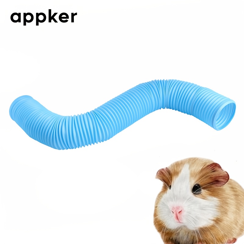 Image of Appker Fun Foldable Small Pet Tunnel - For Hamsters Guinea Pigs, Suitable For Hamsters, Guinea Pigs, Gerbils, Mice, Rat And - Small Animal Exercise And Training Tube Toy Playground, Without Battery