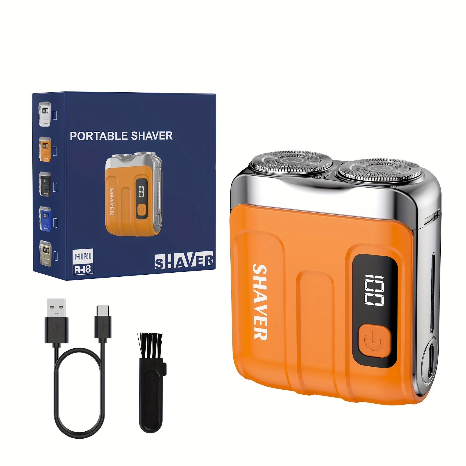 new   mini electric portable   floating mens electric shaver with   five color options clean shaving usb charging halloween and christmas options