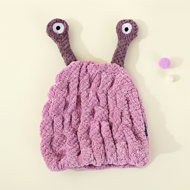 TEMU 1pc Quick Dry Hair Towel Wrap For Women - Absorbent, Enhancing, Unscented Fabric Hair Turban For Wet Hair, Normal Hair Type, Polyester