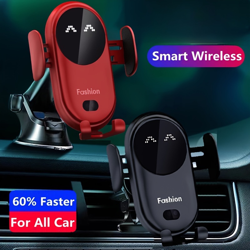 

Car Wireless Charger Auto Air Vent Car Mount Phone Holder For Iphone Samsung Xiaomi Infrared Induction Fast Charging Station