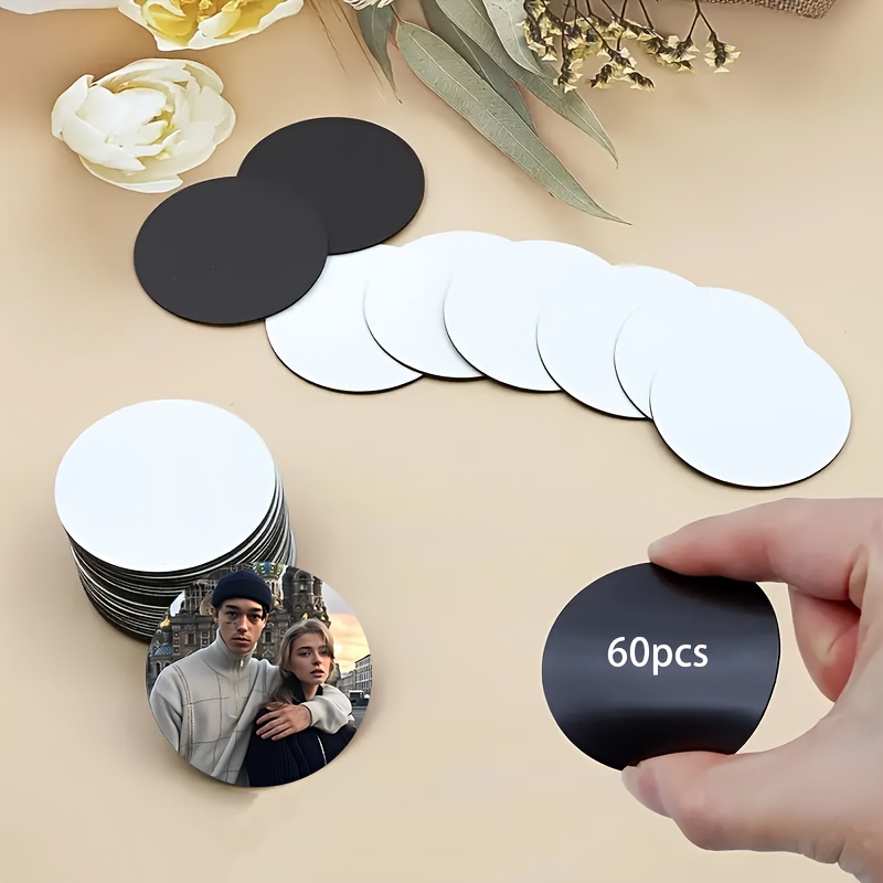 TEMU Personalized Customized Round Fridge Magnets | Supports Photo/text/pattern Printing | Decoration | Birthday Gifts | Customized Souvenirs