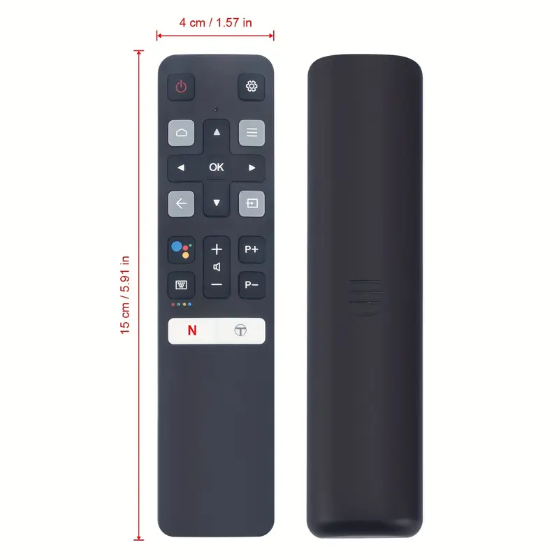 Replacement Voice Remote For TCL TVs – Fits 40S330, 32S330, 75S434, 43S434, 50S434, 55S434, 65S434 – Model 5477887