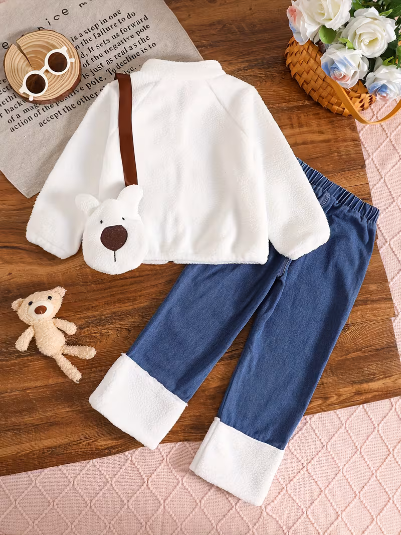 Conjunto Osito polar Jean foto 2