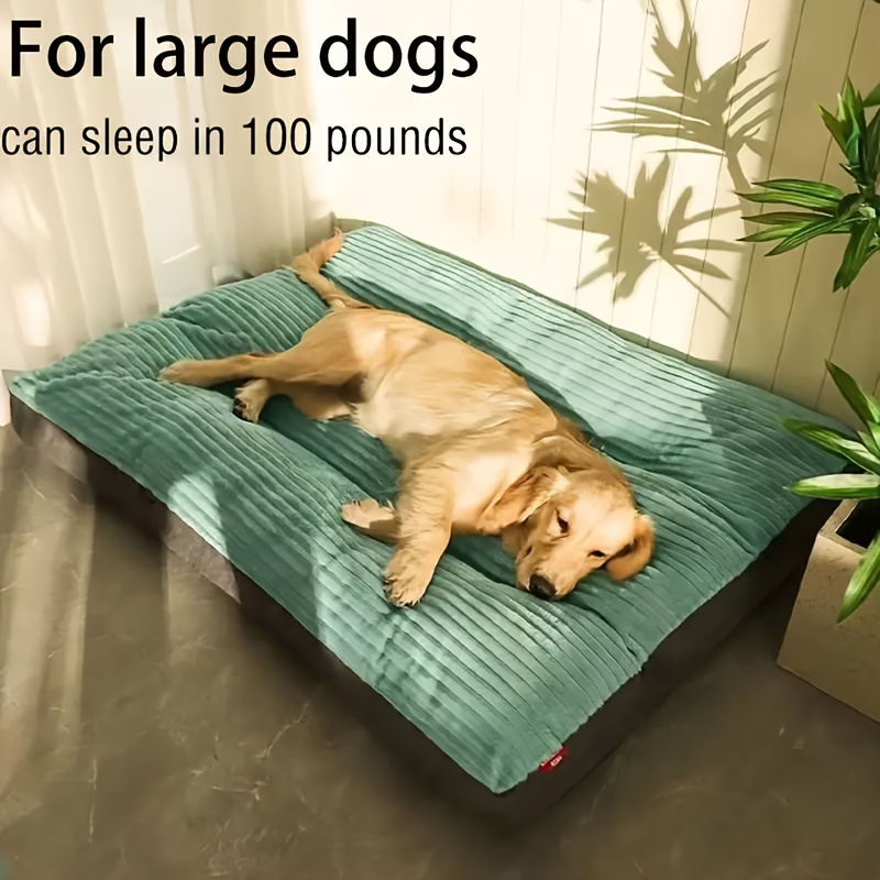 120cm 4xl dog bed mattress   washable pet crate mat   sofa with anti slip     pillow cushion for dogs and cats