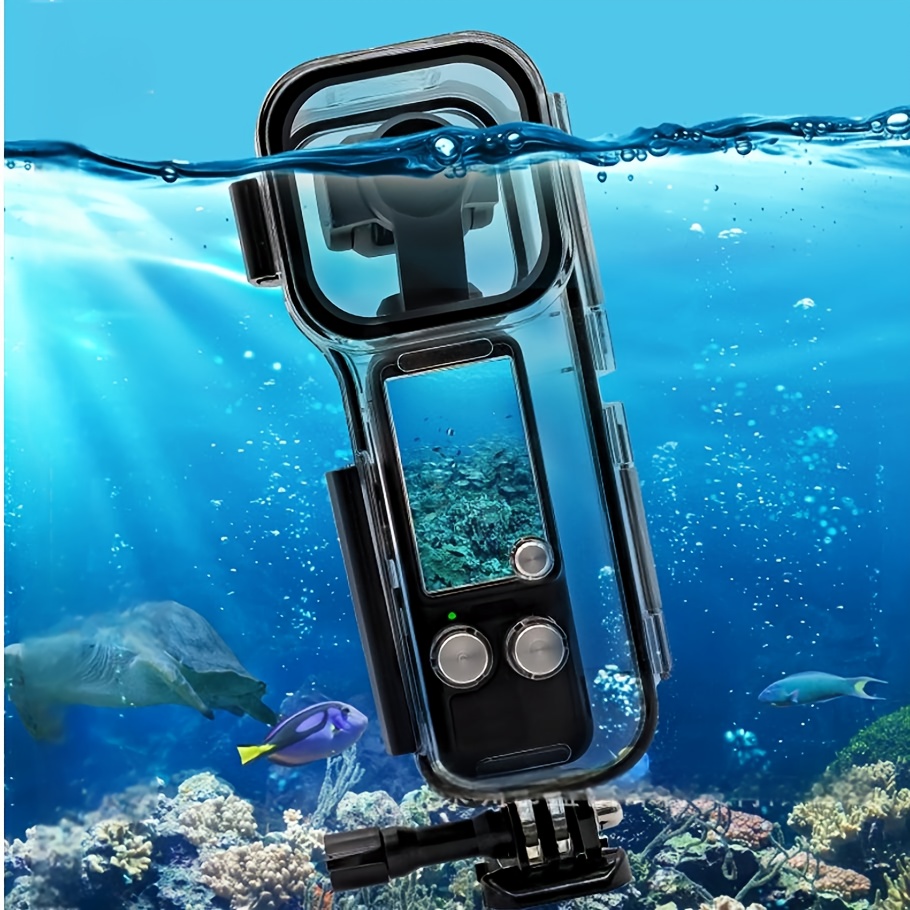 sports camera housing waterproof tempered glass material for pocket 3 details 1