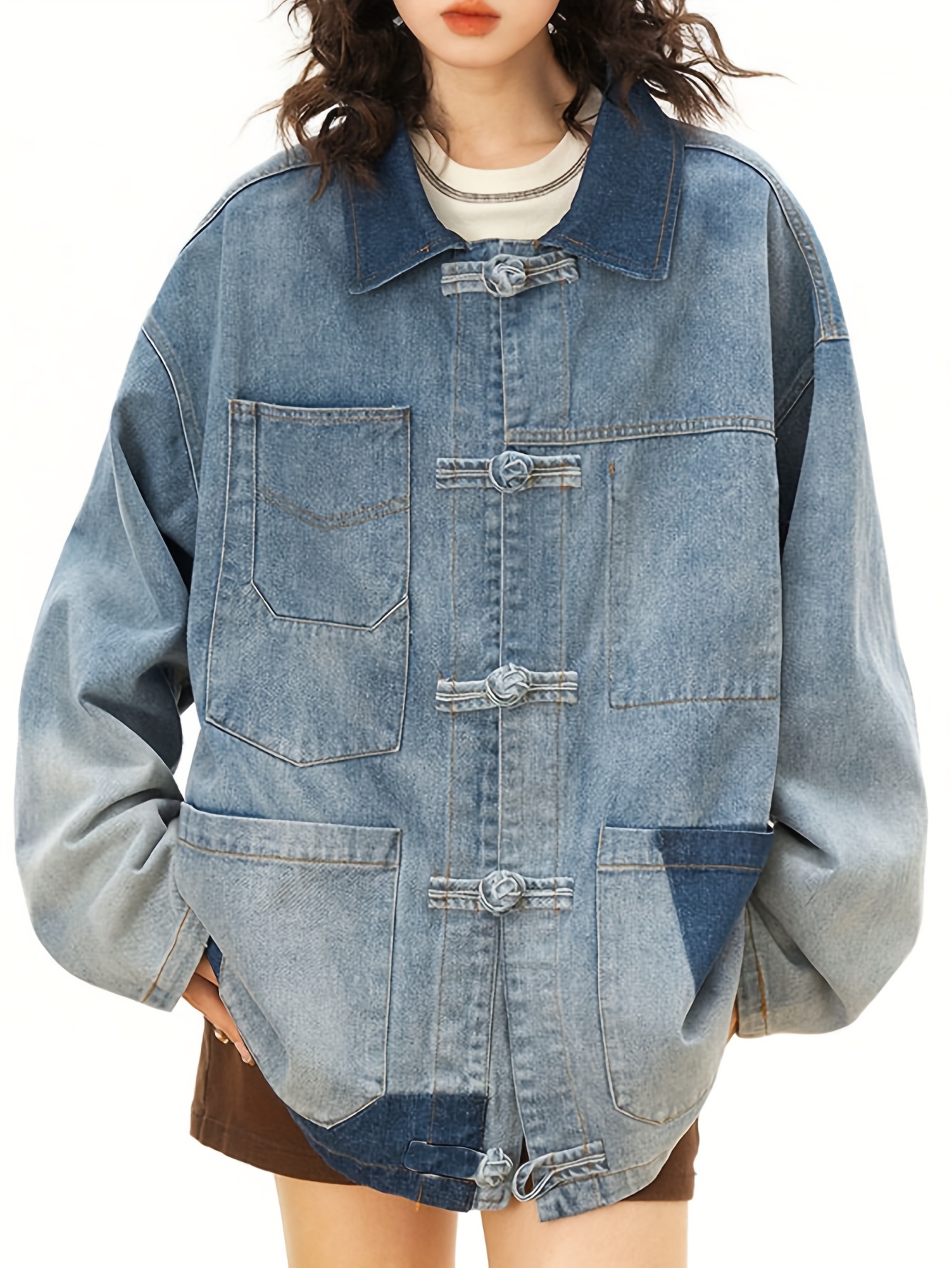 ジャケット・アウター vintage big silhouette china jacket