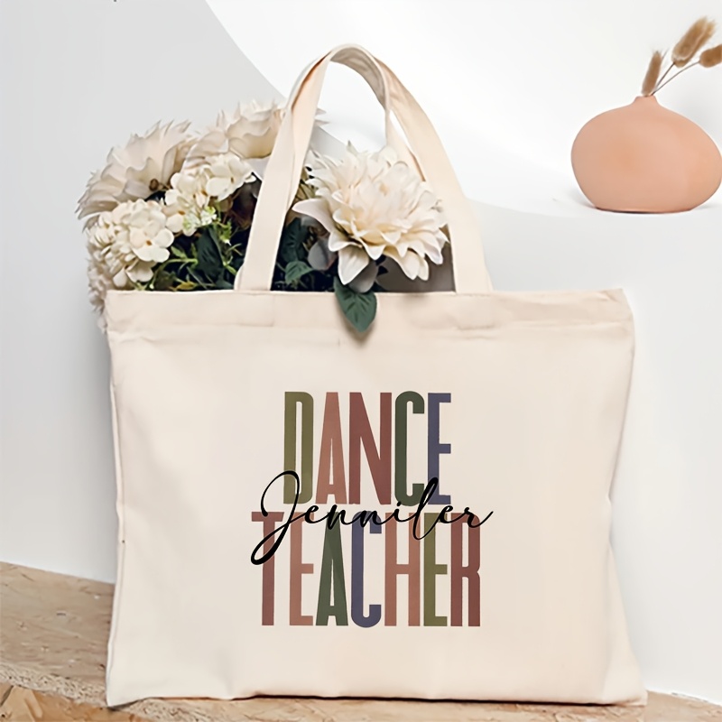 TEMU Personalized Tote Bag | Shoulder Bag For Travel, Daily , Women's Shopping, Trendy Folding, Summer Beach Holiday, Best Gift For Her, Color With