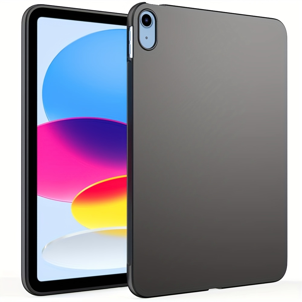 E-shop TPU Silikon Schwarze Hülle für iPad 10. Gen 2022 10,9'' A3162/A2757/A2777/A2696 für iPad 11. Gen 2025 (A16) 11'' A3355/A3356 Mattierte Hüllen