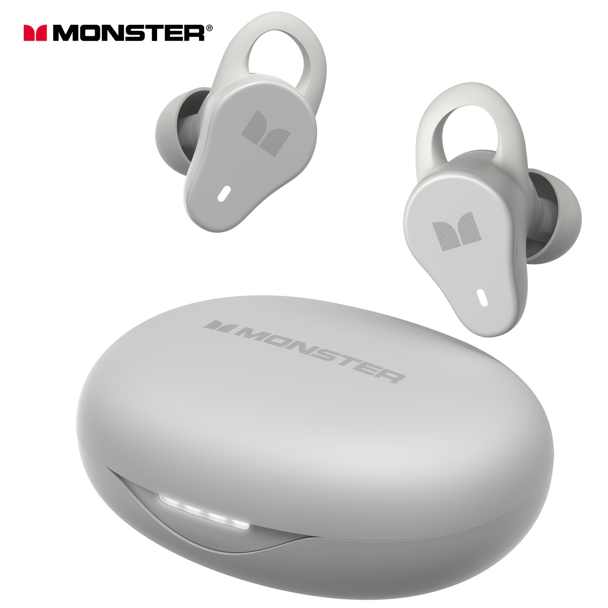 Monster Wireless Earbuds, In-Ear Stereo Headphones Featuring a Built-In Microphone for Clear Calls, 32 Hours of Playtime, Type-C Charging, And Wireless Earphones Designed for Sports. — Zaynora Luxury Marketplace