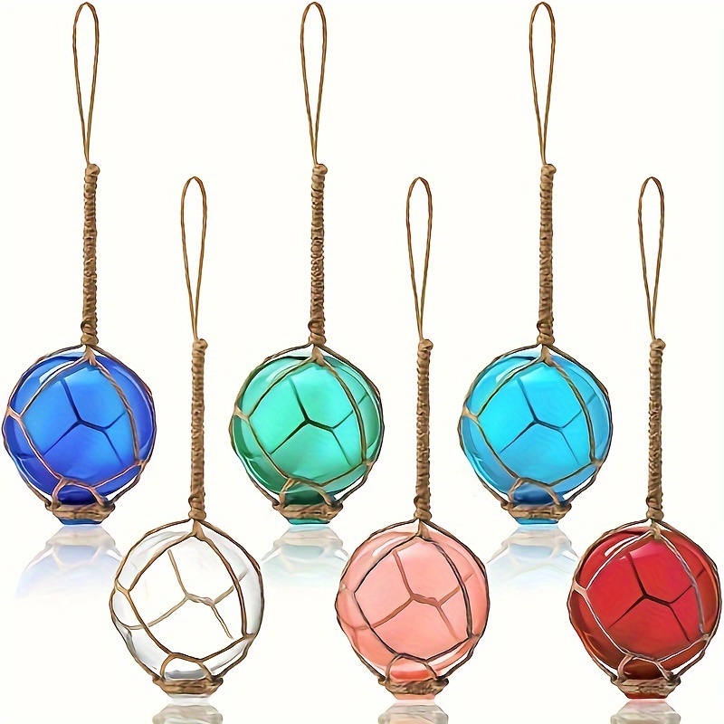 

Sturdy Glass Fishing Floats - Festive Christmas Decoration - Easy To Install - Exquisite And Unique Gifts - No Feathers - 5cm/2inch