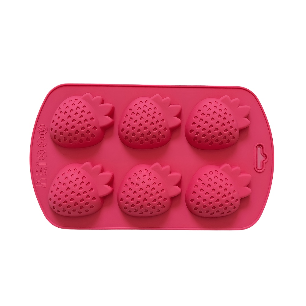 TEMU 1 pièce Mini moule en fraise chocolat, moule à bonbons DIY, convient pour glaçons, gelée, pudding et préparation de desserts