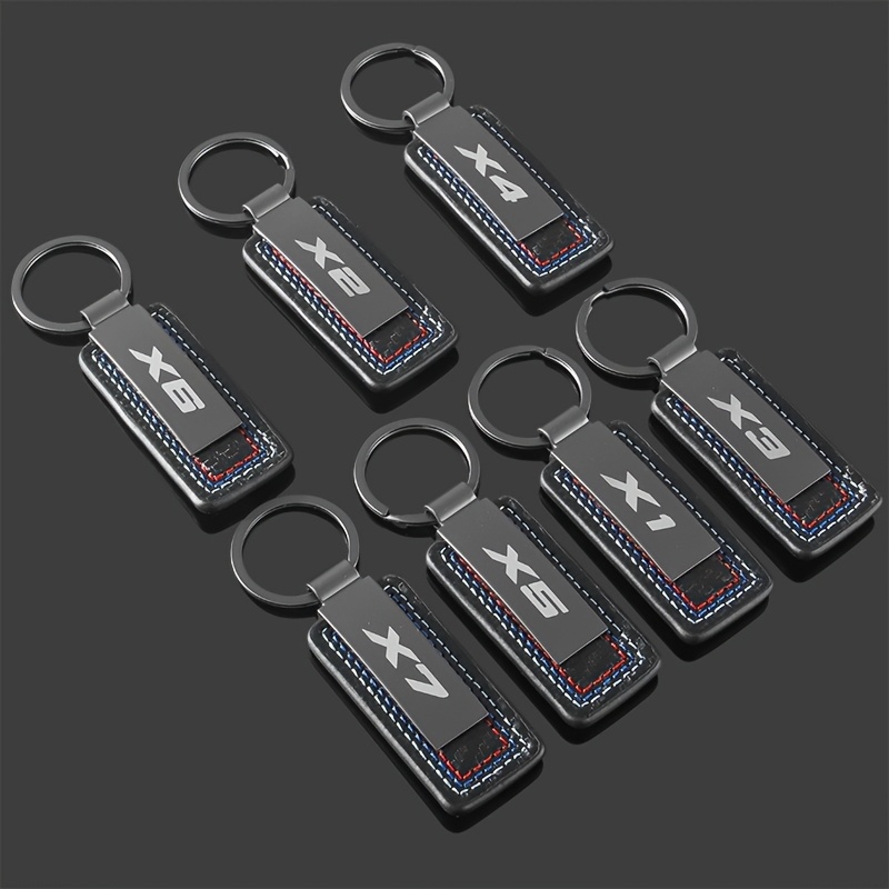 

1pc For Bmw Keychain, Zinc Alloy Sports Style Car Key Ring, Non-braided, Universal Fit For X1 X3 X4 X5 X6 X7, Key Accessory