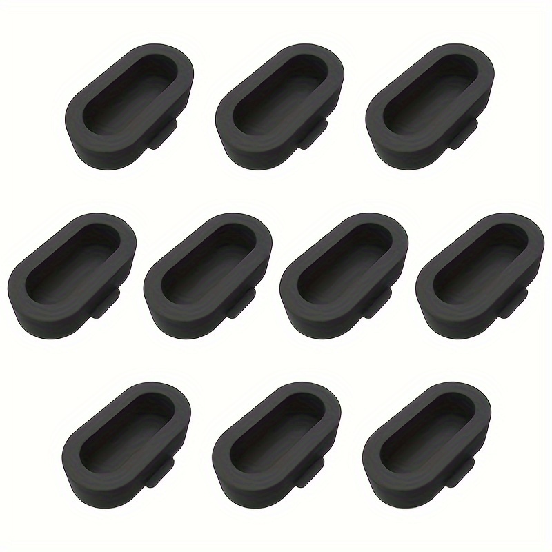 Silicone Dustproof Plug Compatible With Charger Port For Fenix 7/7s/7x 5/5s/5x Plus/6s 6 6x/ 2/ 3/4/instinct 2/ 935/45s/245/945, Protector Dustproof Plug Dustproof Plug (10 Colors, 10 Black)