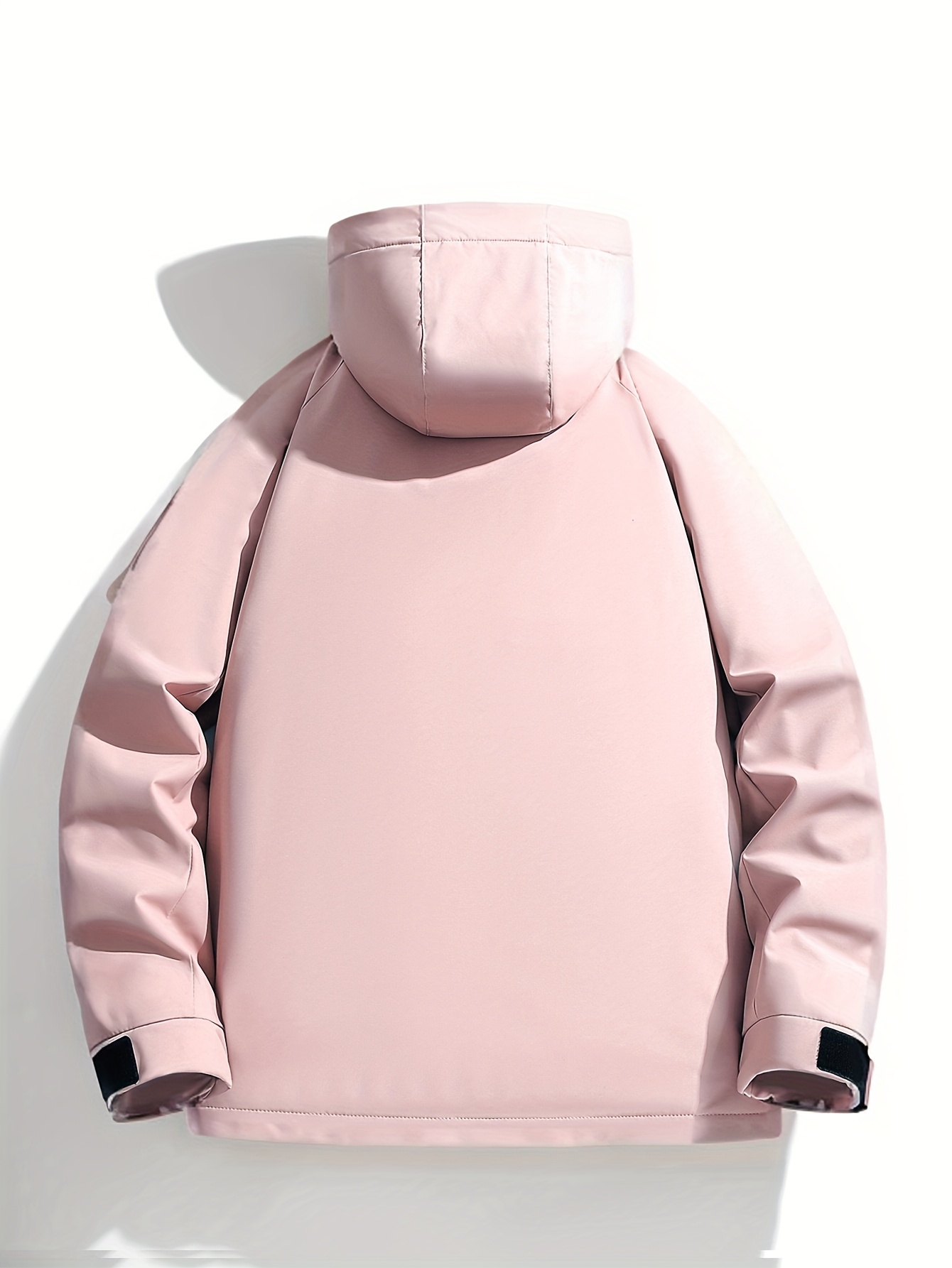 Chamarra de invierno para mujer con capucha, abrigo ligero e impermeable, cierre completo con cremallera, color lavanda para esquiar, senderismo y viajes diarios, tela no elástica lavable a mano, ropa para esquiar, capucha desmontable, bolsillos con cierre - Imagen 7