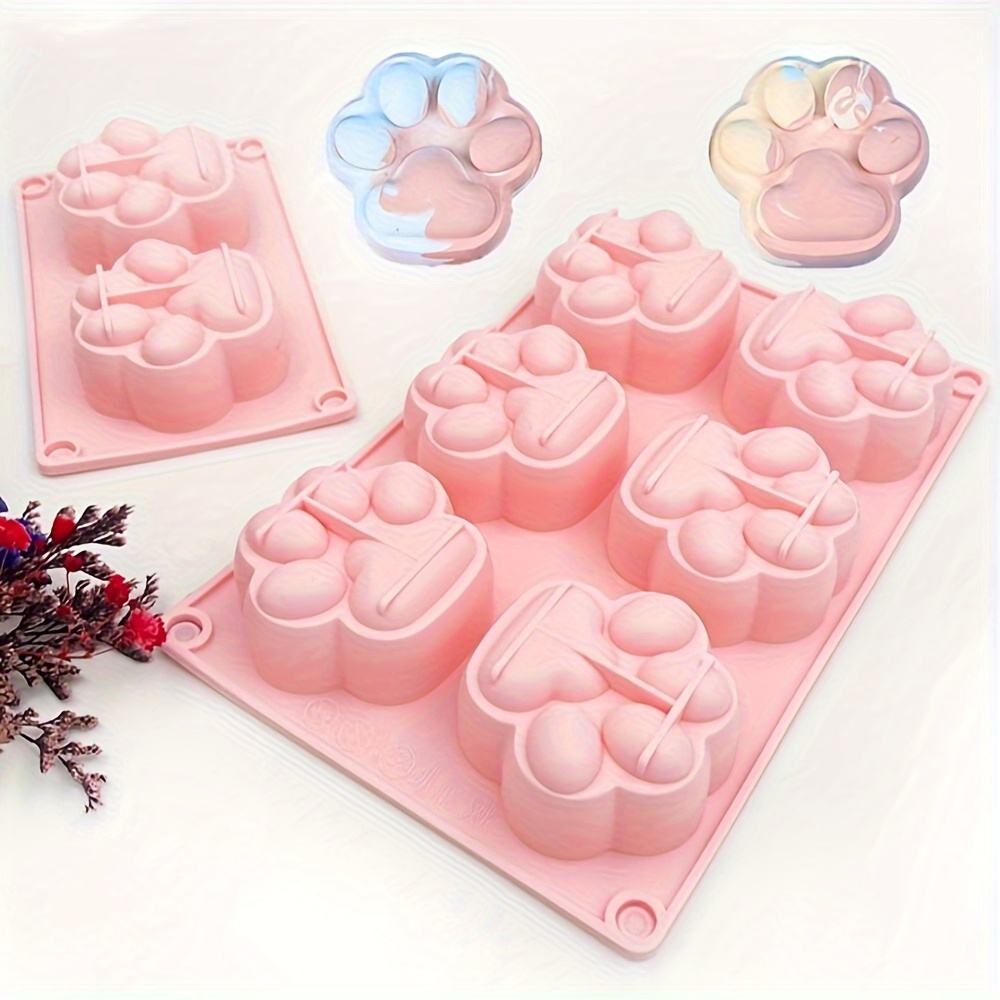 

Spmold 3d Cat Paw For , Soaps & - - Diy Making Kit & Set