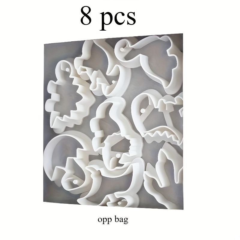 8pcs Cute Dinosaur Biscuit Mold, 8 Dinosaur Pattern Baking And Cake Decorating Tools, Parent-child Handmade Dessert Artifact, Suitable For Family Gatherings And Party Decoration
