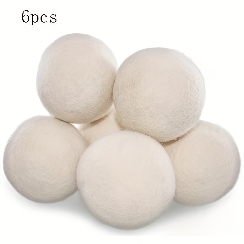 6pcs 100 imported new zealand dryer balls laundry balls premium natural drying balls replacement for dryer sheets and fabric softeners dryer laundry balls  