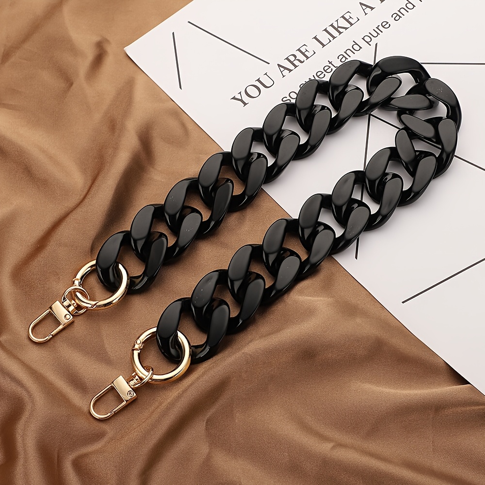 Image of New Handmade Black And White Acrylic Phone Lanyard, A Trendy And Unique Accessory For Bags, Wallets, And Phones
