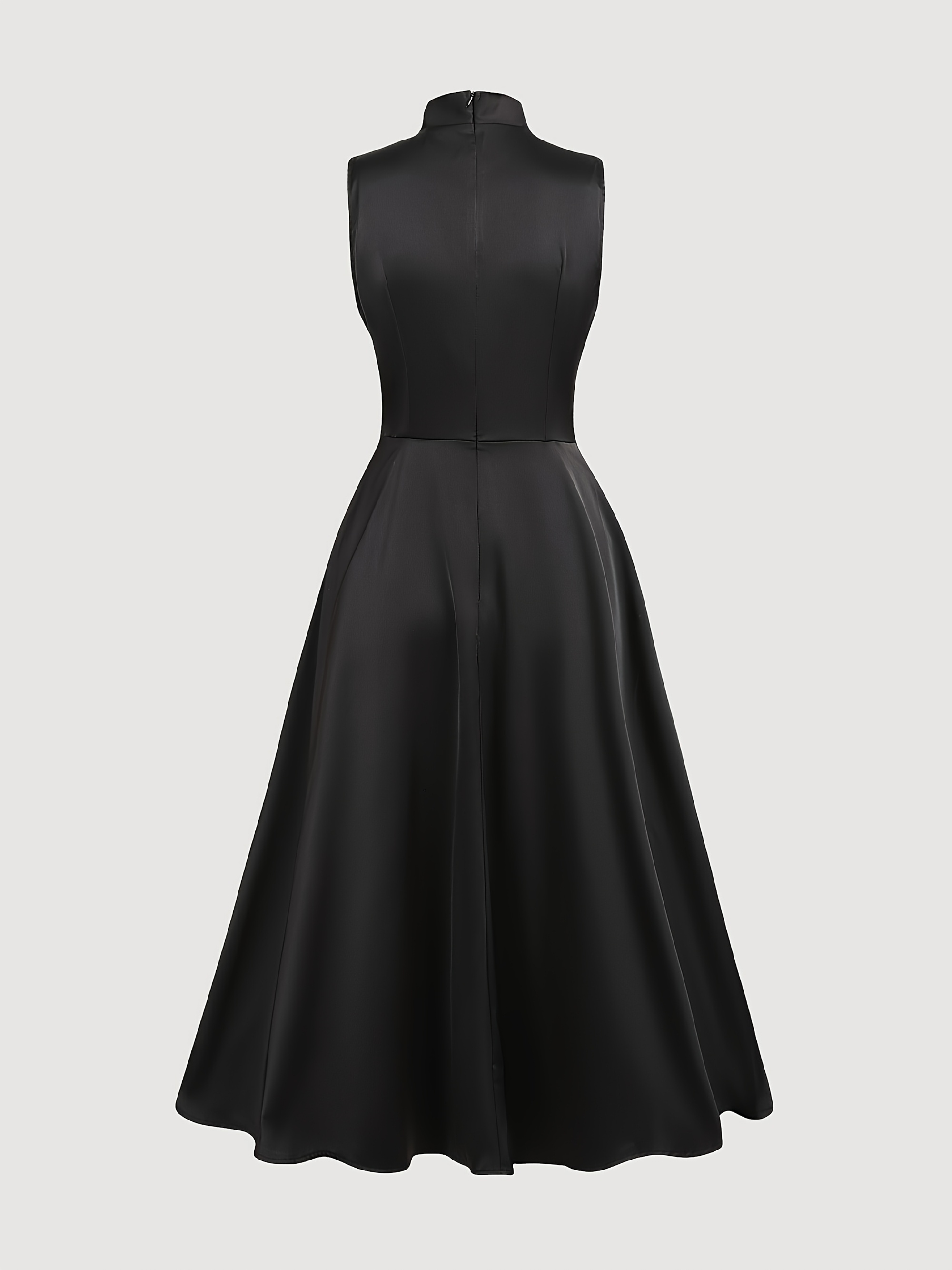 white christmas dresses Mary Velvet Pearl Trim Bow Detail Midi Dress - Black | Occasion Dress in  Sizes XXS–6X main image 1