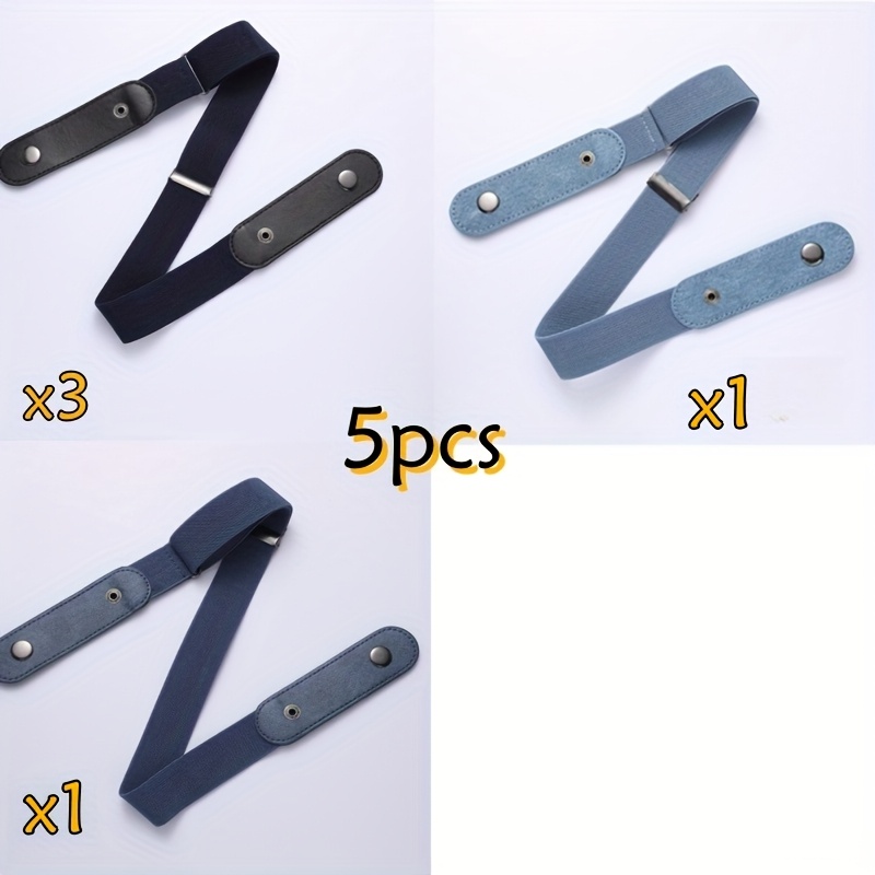 HAIRK Adjustable Elastic Waist Belt, Buckleless Invisible Design