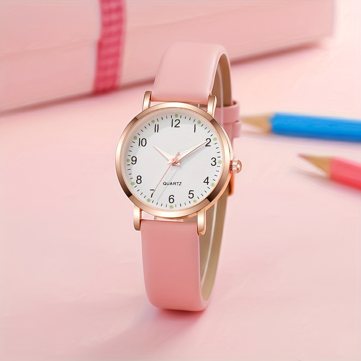 Pink Girly Series Exquisite Quartz Watch