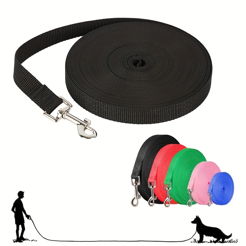 

Train Your Dog With This 5ft 10ft 20ft 33ft 50ft 100ft 164ft Long Puppy Leash For All Sizes - Perfect For Outdoor Interactive Agility Training, Walking & More Premium Dog Leash !