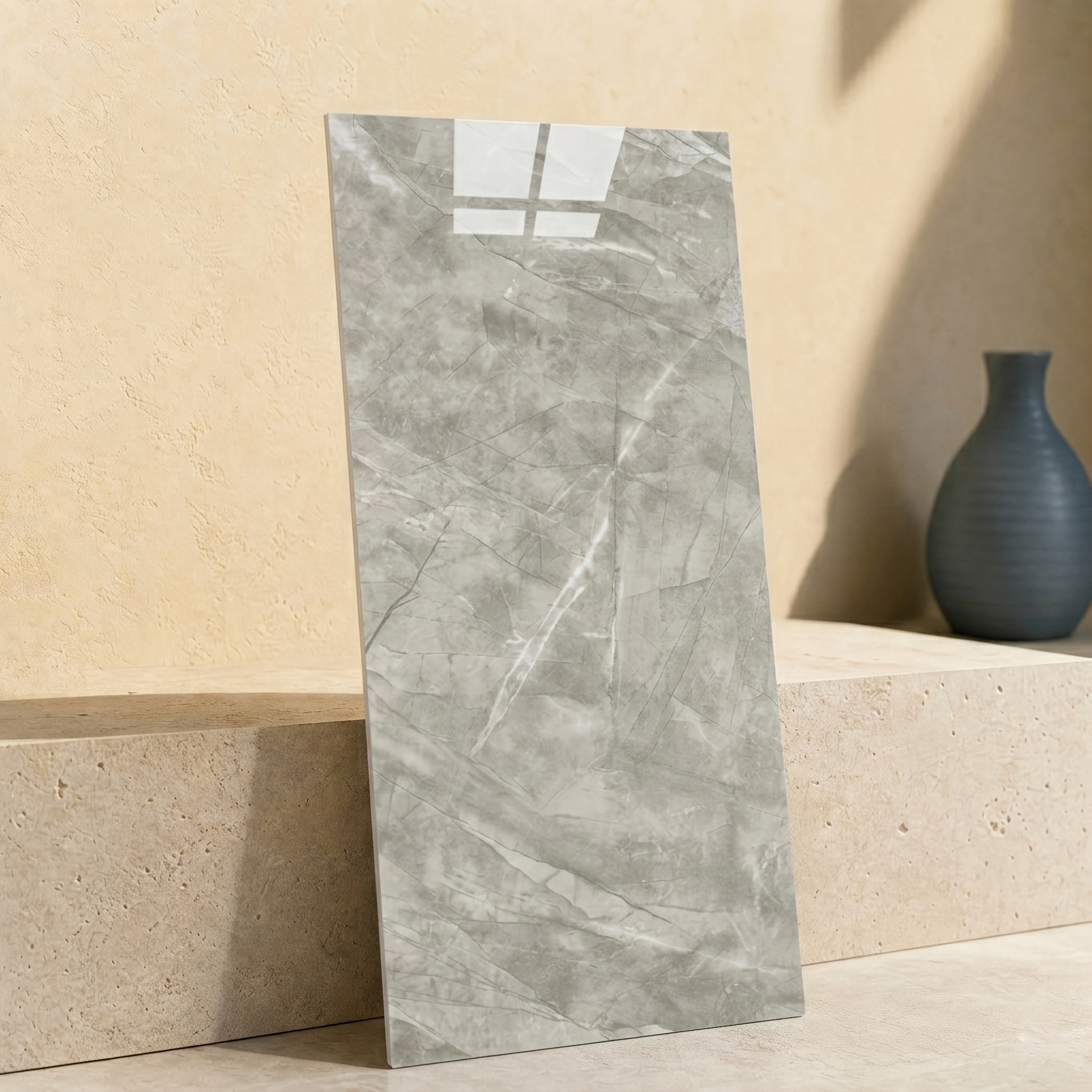 Image of 3d Waterproof & Oil Proof Peel And Stick Wall Tiles, Self Adhesive Marble Wall Panels For Kitchen Bathroom Backsplash, Removable Wall Stickers, 60 X 30cm