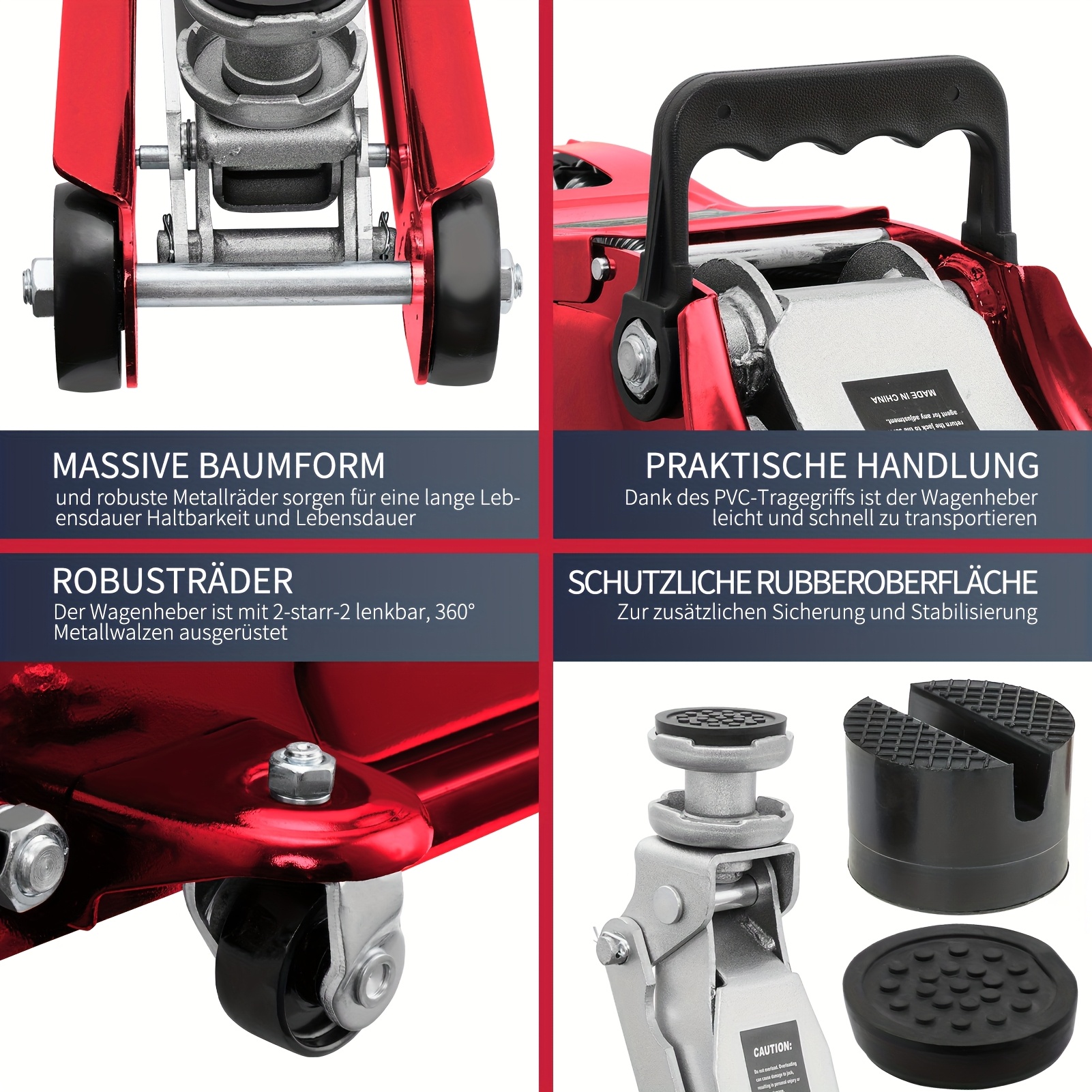  hidráulico resistência de 2.5 toneladas com cabo telescópico – construção em aço durável, altura ajustável, pés de borracha para estabilidade – ideal para , caminhões, ônibus – perfeito para uso em garagem, de pneus & situações de emergência, ferramenta de de emergência | visual industrial | de aço durável, hidráulico portátil detalhes 6