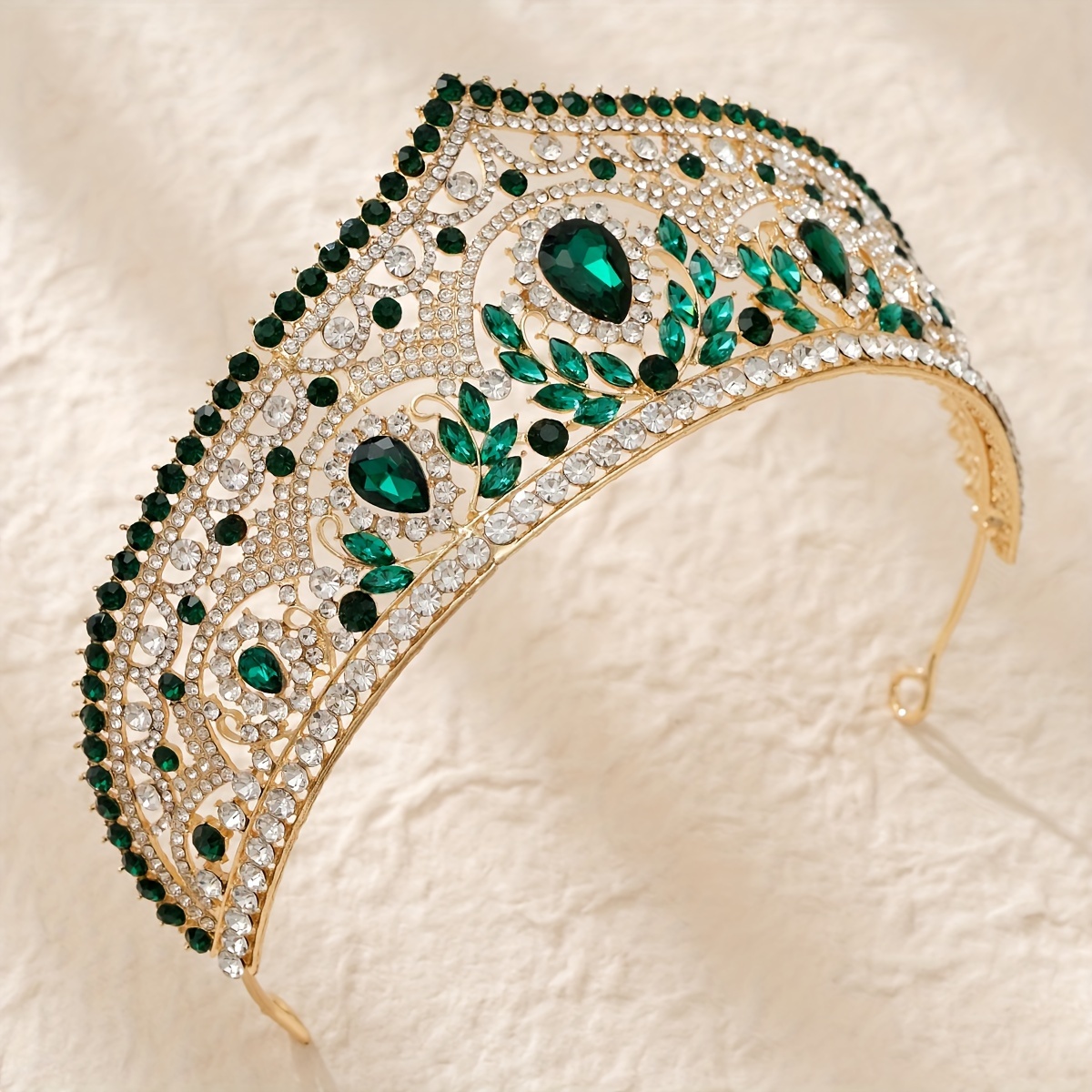 обручальное украшение для волос, наполненное чувством, с короной из капли воды, с бриллиантами, подходящими для взрослой церемонии, сочетающей бриллианты и детали короны 4