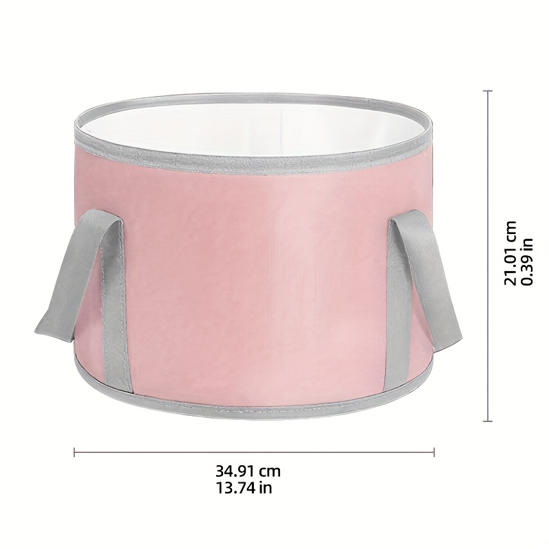 TEMU Large-sized Foot Bath Bucket, Foldable Foot Bath Bucket, Multifunctional Spa Foot Bath Basin, Portable Foot Bath Basin, Suitable For Home,