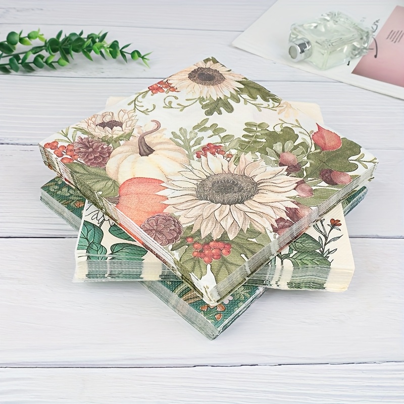 3-lagige Getränke-Servietten, Violett, 20 Stück Pro Packung – Saugfähige Papierservietten Für Partys & Feiern