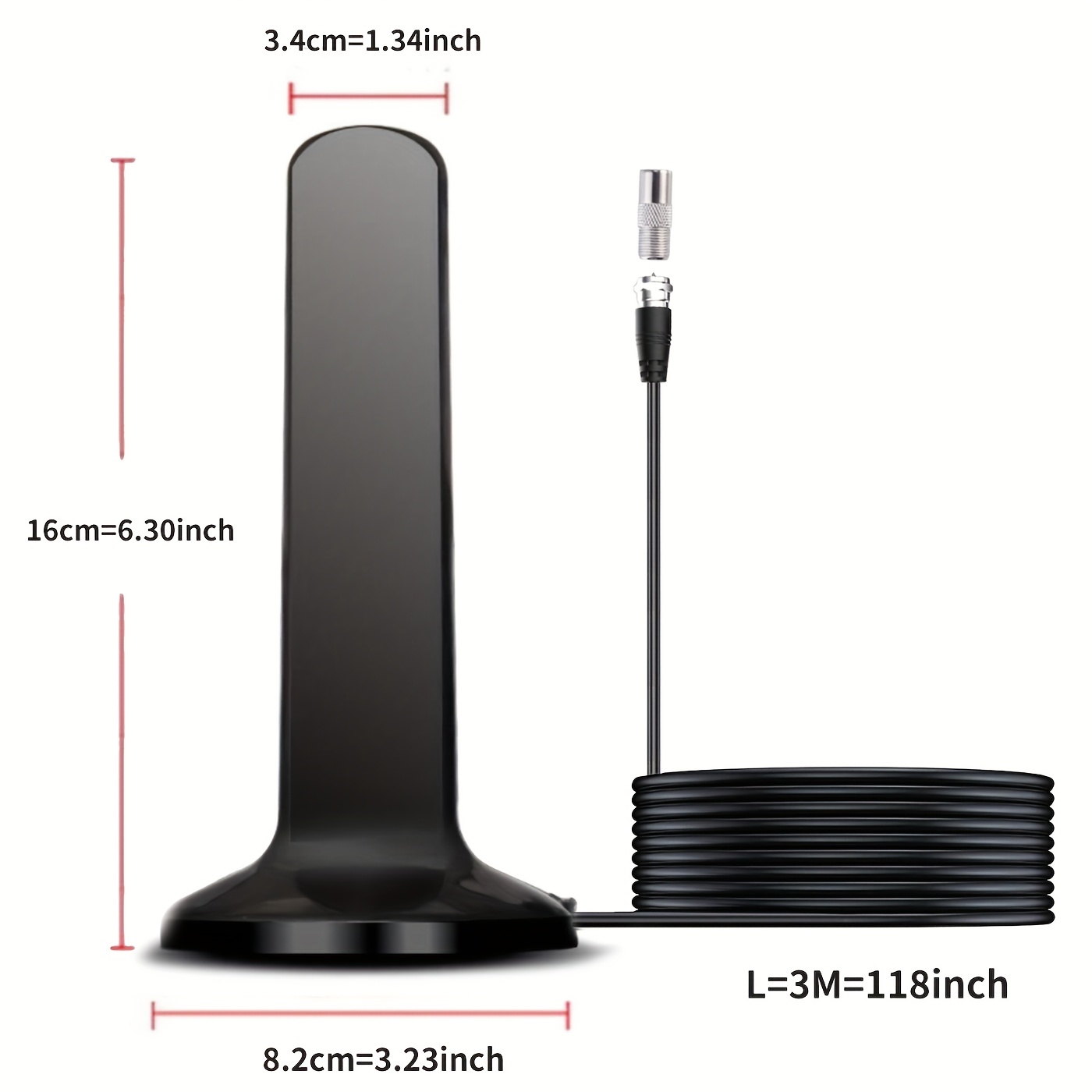 indoor digital tv antenna set for 2025 compatible with   4k full hd smart tvs and older models       coaxial cable Product details 1
