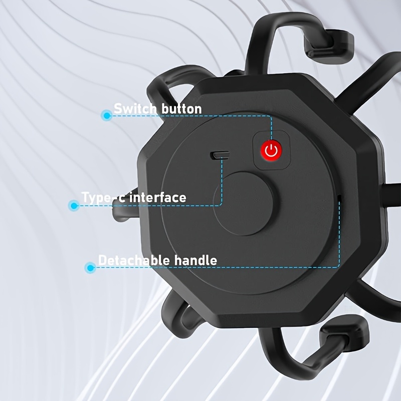 ultra scalp massager electric octopus scalp massager with 3   360 degree head massager scalp stress relax electric massage claws portable head scratcher massager black Product details 2