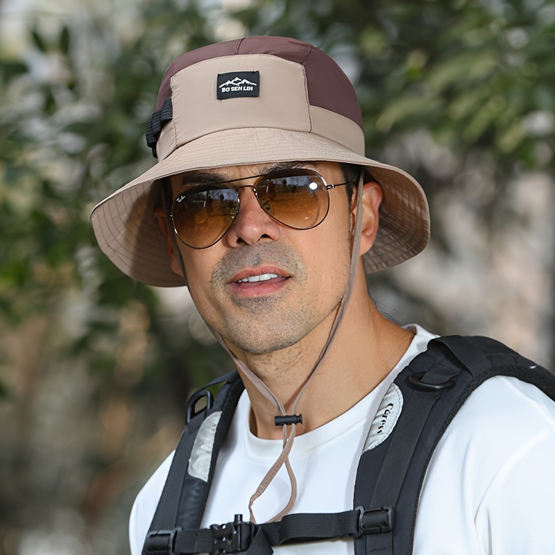 Mens Sun Protection Bucket Hat For Outdoor Travel Hiking And Adventure, Check Out Today's Deals Now