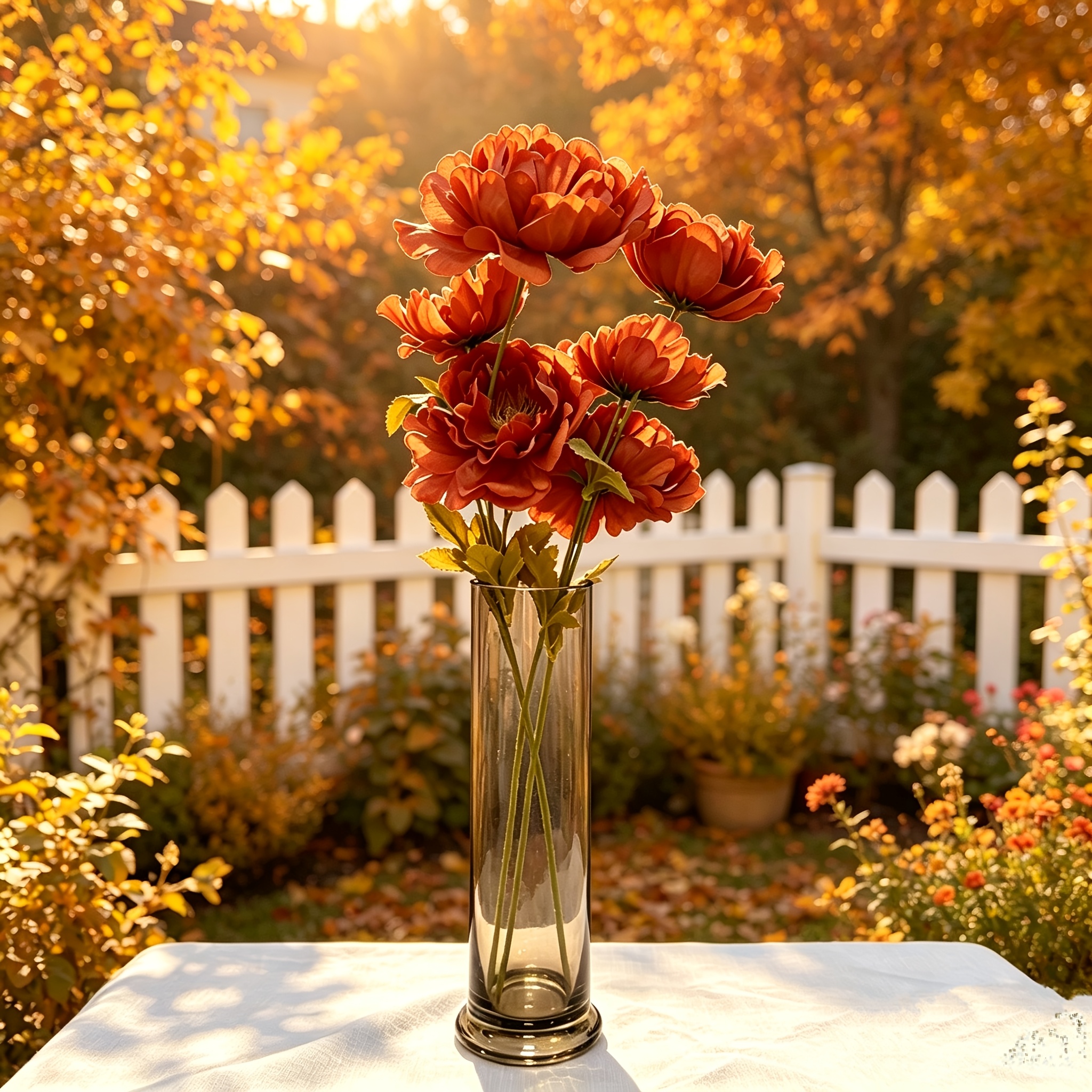 große künstliche blumen für bodenvase