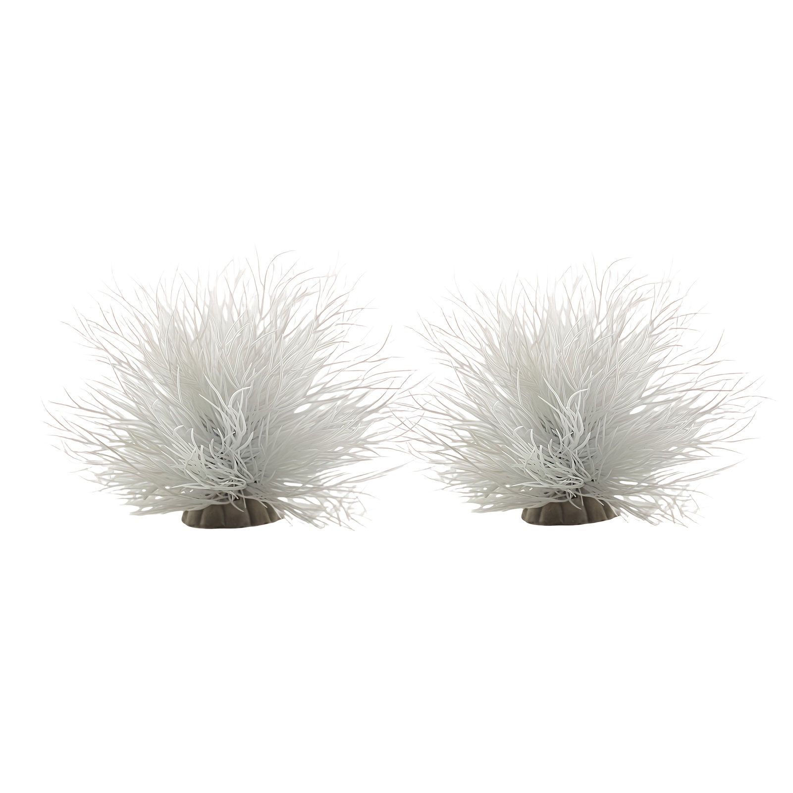 2pcs Tank Decorations Aquarium Plants Plastic Artificial Deco