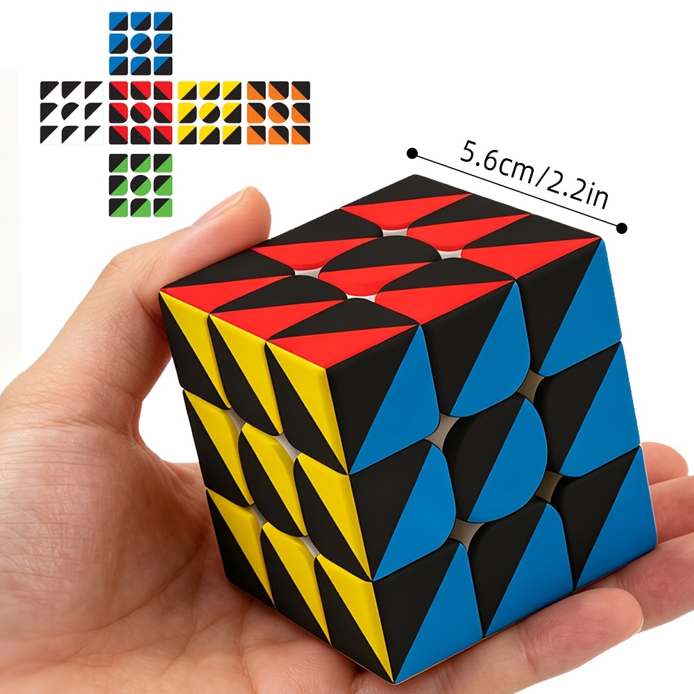 Triangle 3x3 Speed Cube, Professional Puzzle Cube